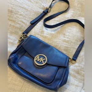 Blue Michael Kors Crossbody